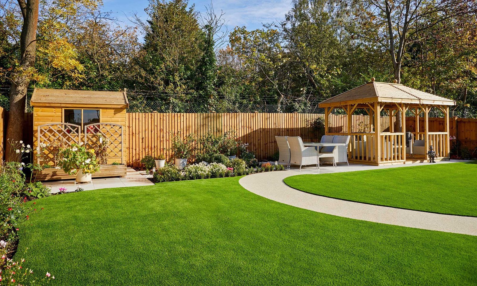 Artificial Grass and Residential Landscaping Ideas UK- Transform Your Garden with Innovative Design Solutions