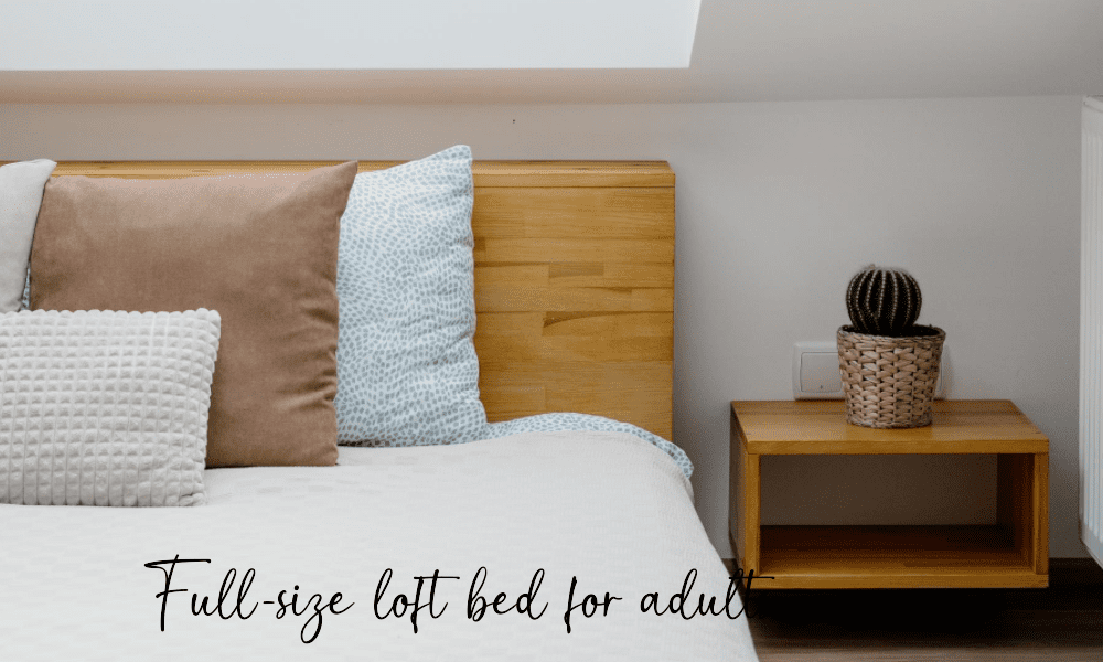 Full-Size Loft Bed for Adults